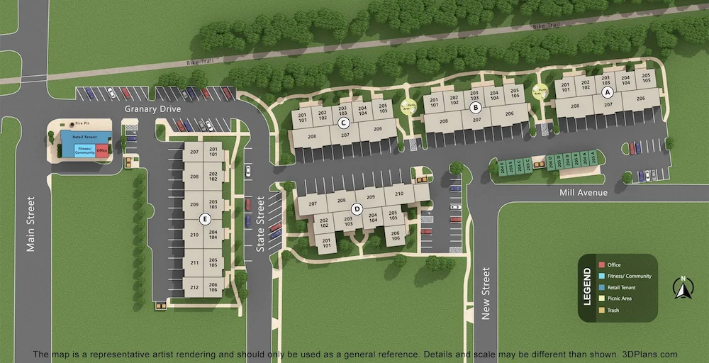 The-Granary_Site-Map The Granary Community Map